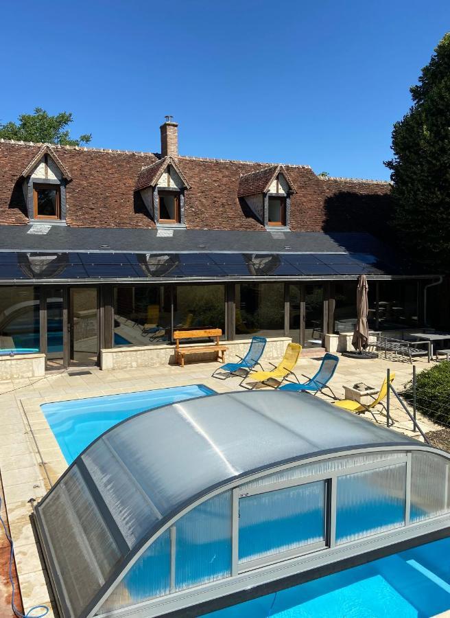 La Charmeraie : Gite De Charme, Piscine Et Spa Thesee Экстерьер фото